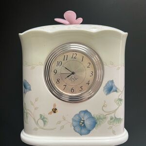 Lenox Butterfly Meadow Desk Clock